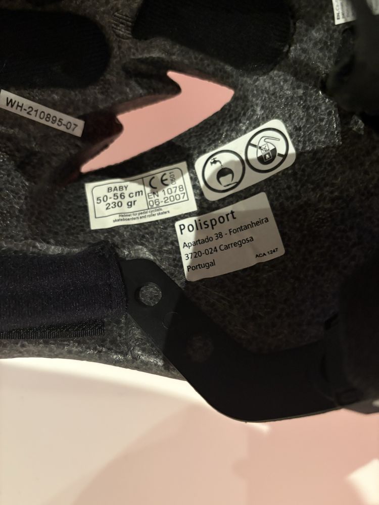 Capacete ciclismo criança