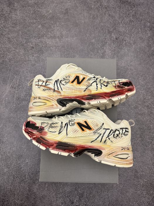 КРОСІВКИ New Balance 530 Custom White Beige НА ЗИМУ