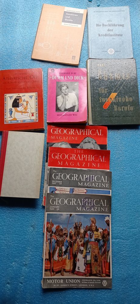 Książki Ogromny karton książek Niemieckich 100 sztuk