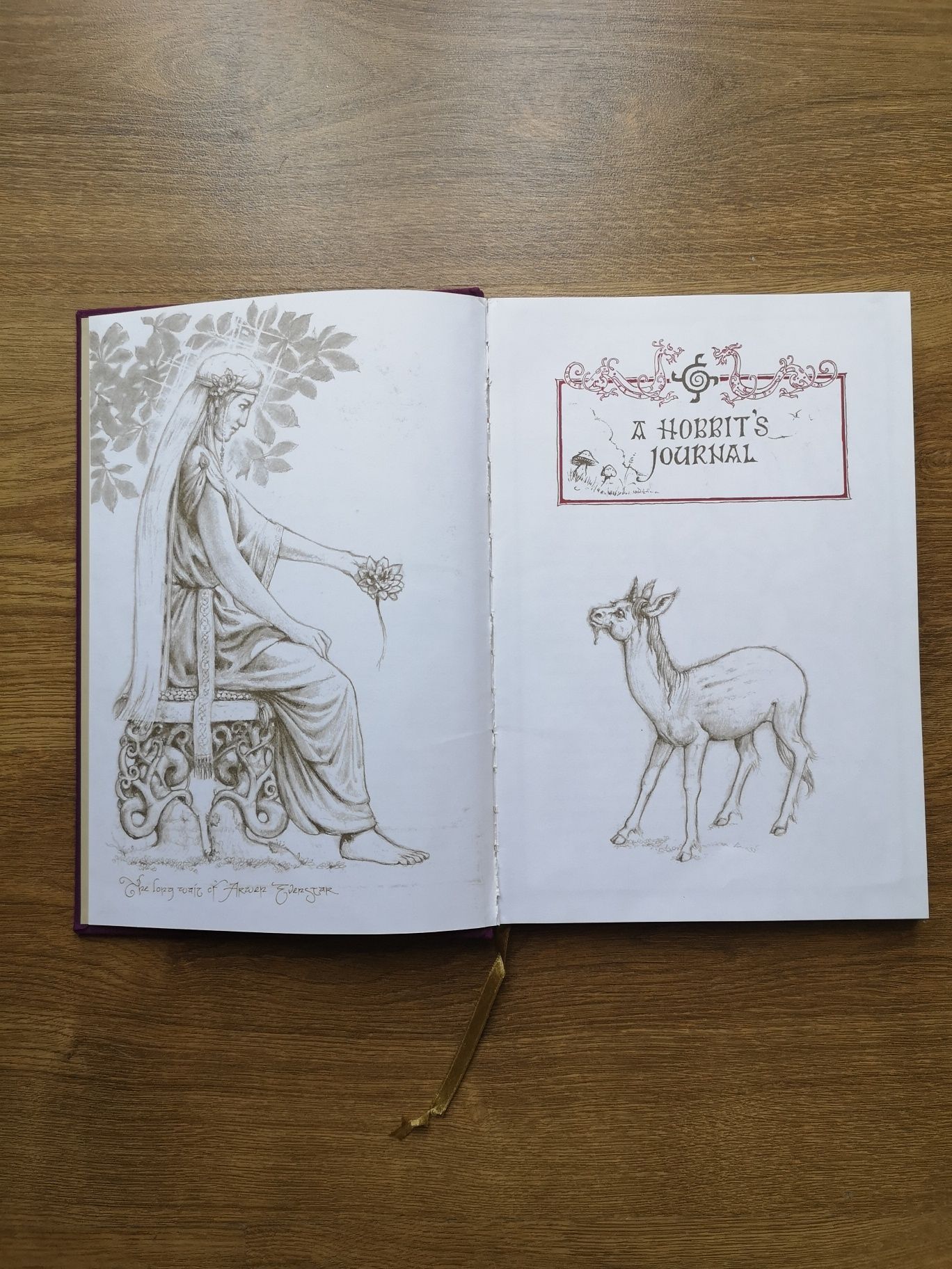 A Hobbit's Journal - caderno de apontamentos ilustrado