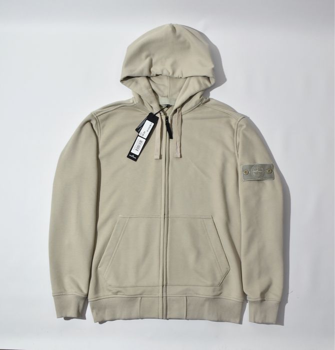 Кофта зіп худі STONE ISLAND Beige Ghost