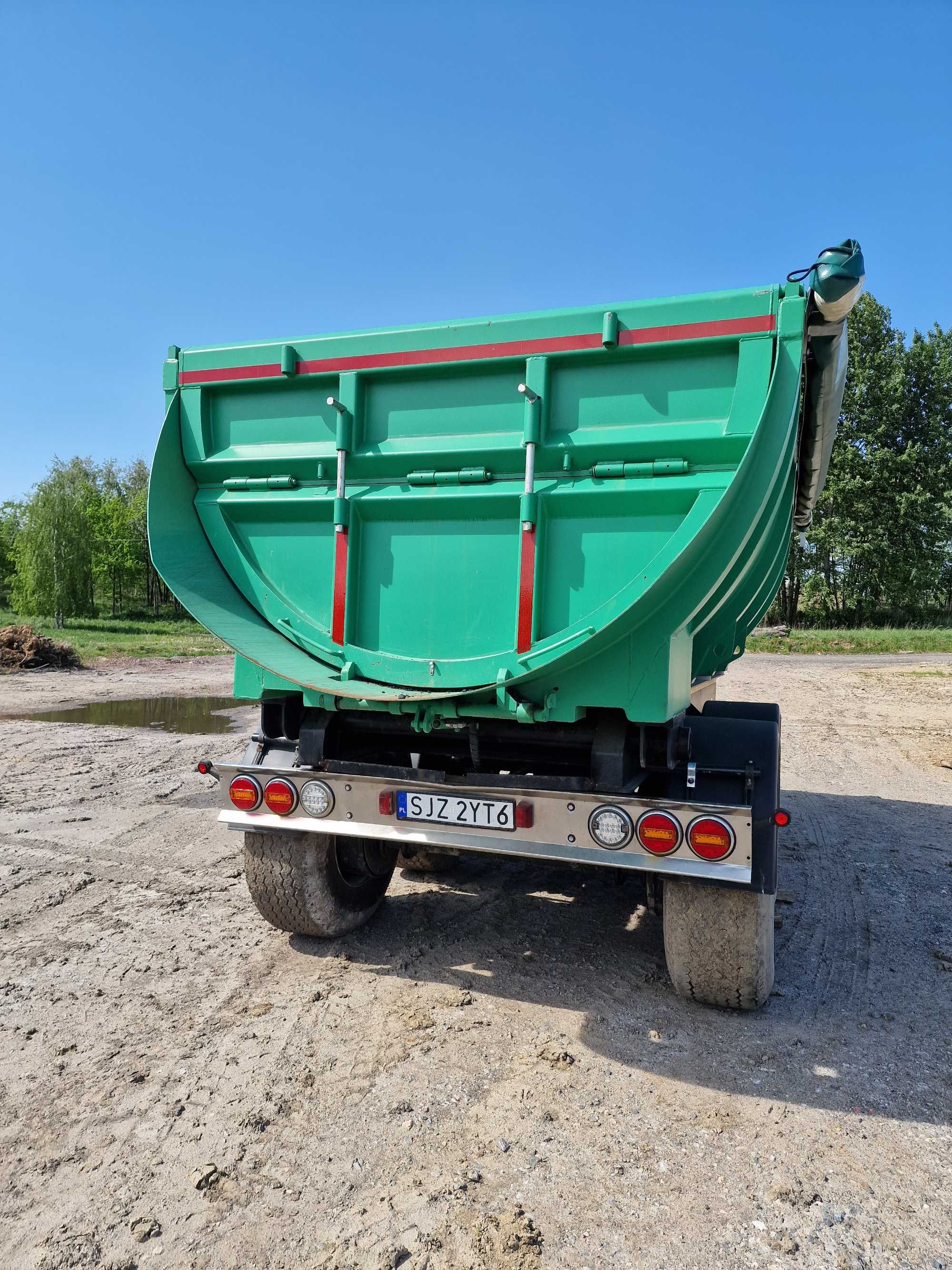 Przyczepa rolniczo ciężarowa, tandem hardox 25 ton