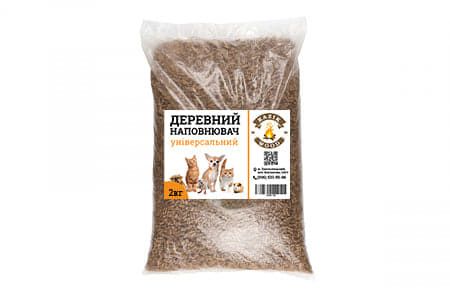 Наповнювач для туалету домашніх тварин (сосна без кори)