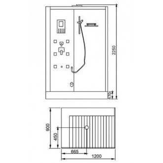 Cabine de duche premium EAGO