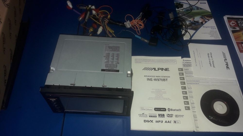 Radio Alpine INE-W970BT Nawigacja GPS dotyk 6,1 USB DVD