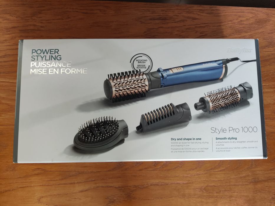 Babyliss Style Pro 1000 gwarancja, oryginalne pudełko kompletny zestaw