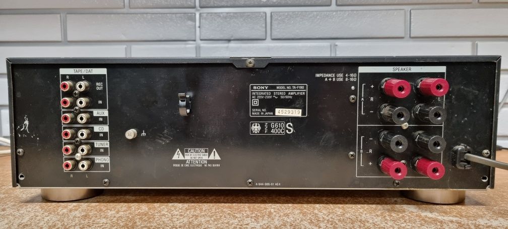 Wzmacniacz STEREO SONY TA-F190. Hi-fi.  Japan