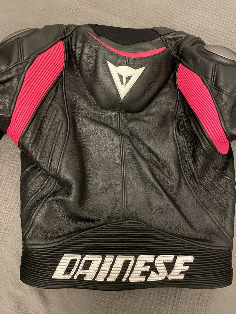 Kombinezon dwuczęściowy motocyklowy damski Dainese 40 różowy