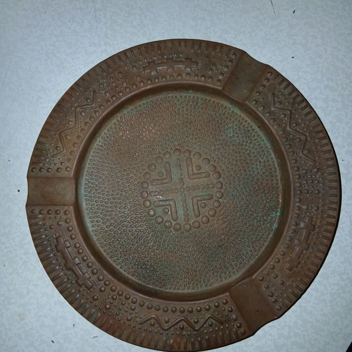 Чиканка-попільничка мідна