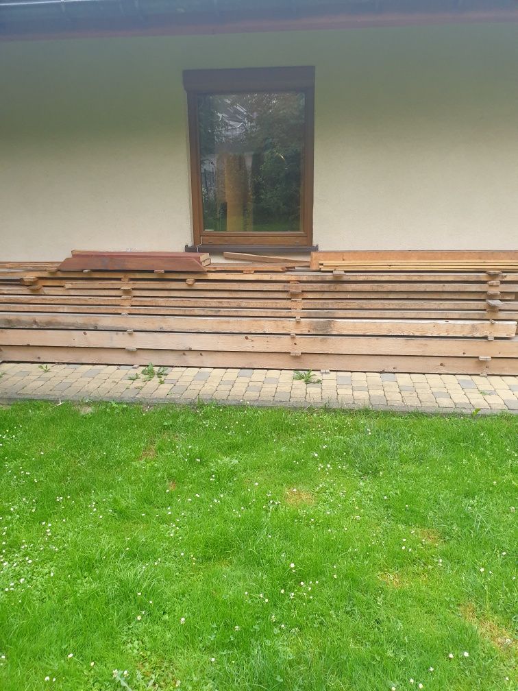 Drewno na wiatę, pergola, zadaszenie, posiadam kotwy, śruby, wkręty.
