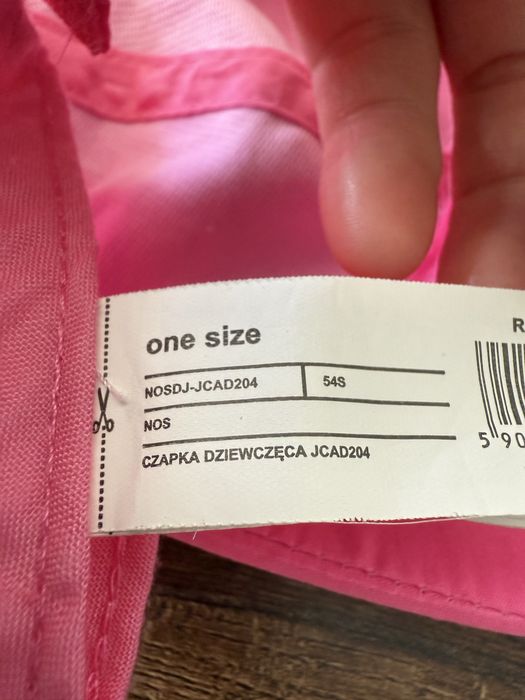 Czapka z daszkiem 4F regulowana 54s różowa