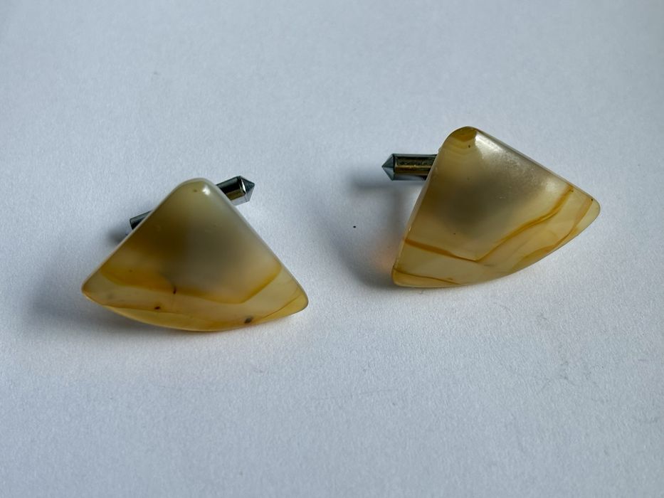 Spinki do Mankietów Koszuli - PRL - Vintage - 2 szt.