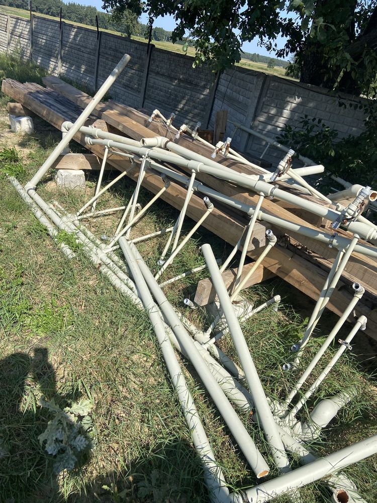 Wózki do pieczarkarni podlewanie Żaluzje strukturyzator