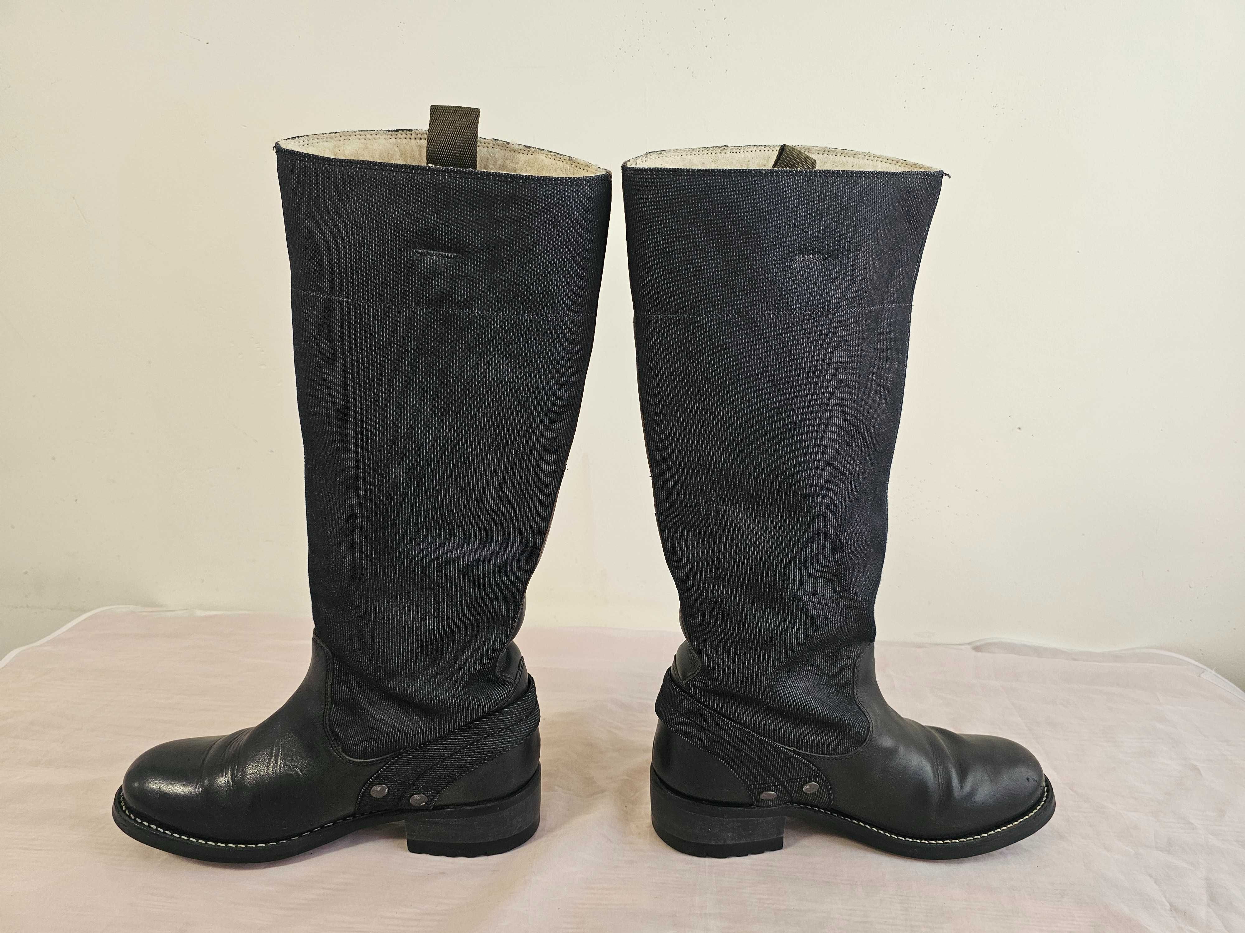 Buty kozaki skórzane G-Star RAW r. 36 wkł 23 cm