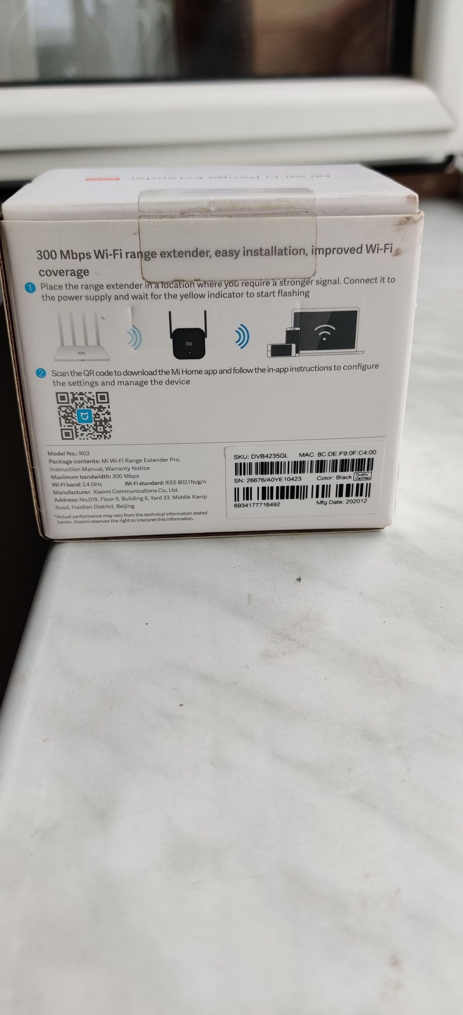 Wzmacniacz sieci Xiaomi Mi Range Extender Pro R03 2.4 GHz, Wi-Fi