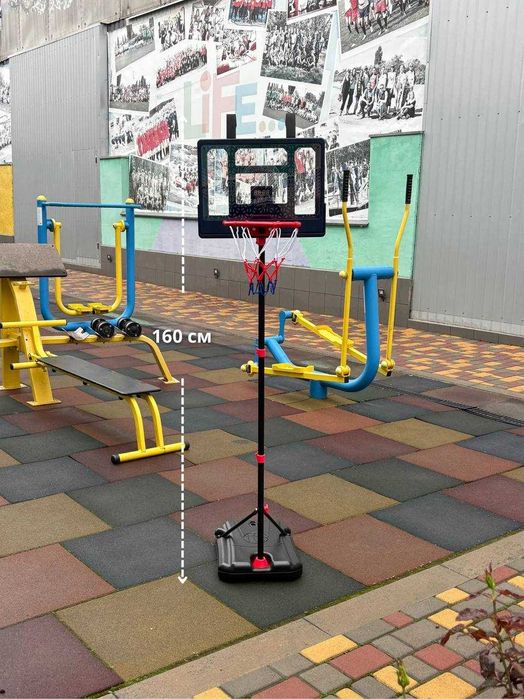 ХІТ! Дитяче баскетбольне кільце на стійці MR 1539 висота стійки 190 см