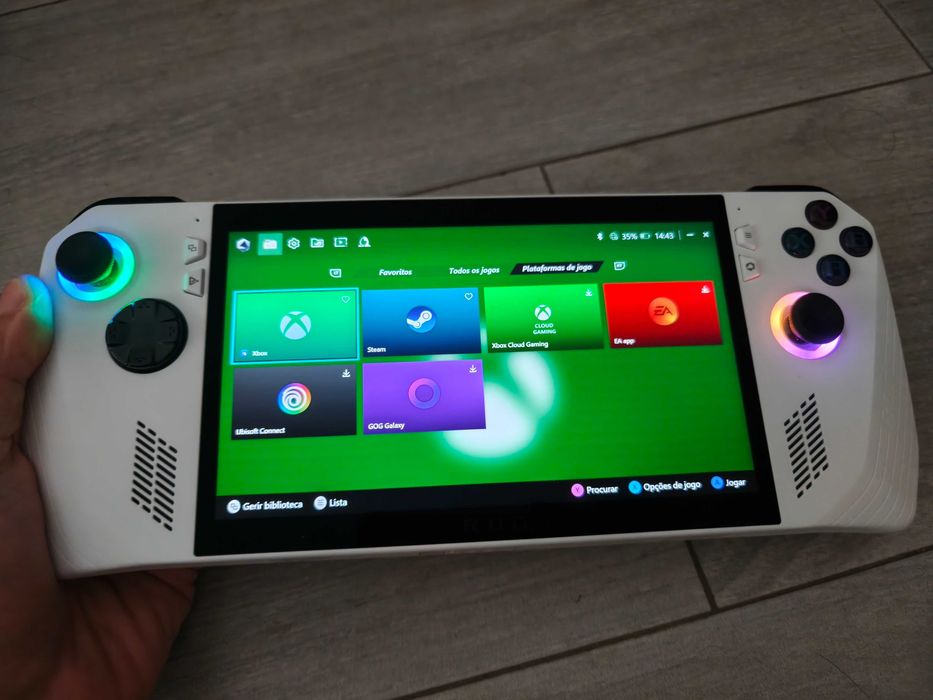 Consola Portátil ASUS Rog Ally (Z1 Extreme) 512GB 16GB Ram Windows 11