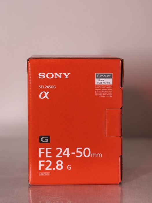 Sony 24-50mm 2.8 como nova
