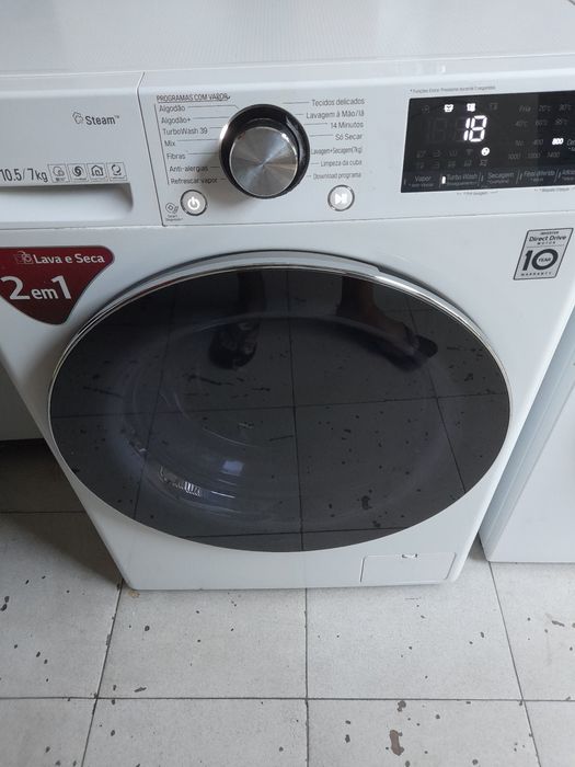 (Indisponivel) Maquina LG lavar/secar 10kg c.entrega
