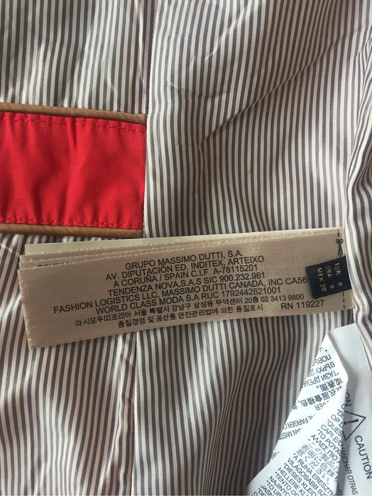 Czerwona kurtka Massimo Dutti r .36