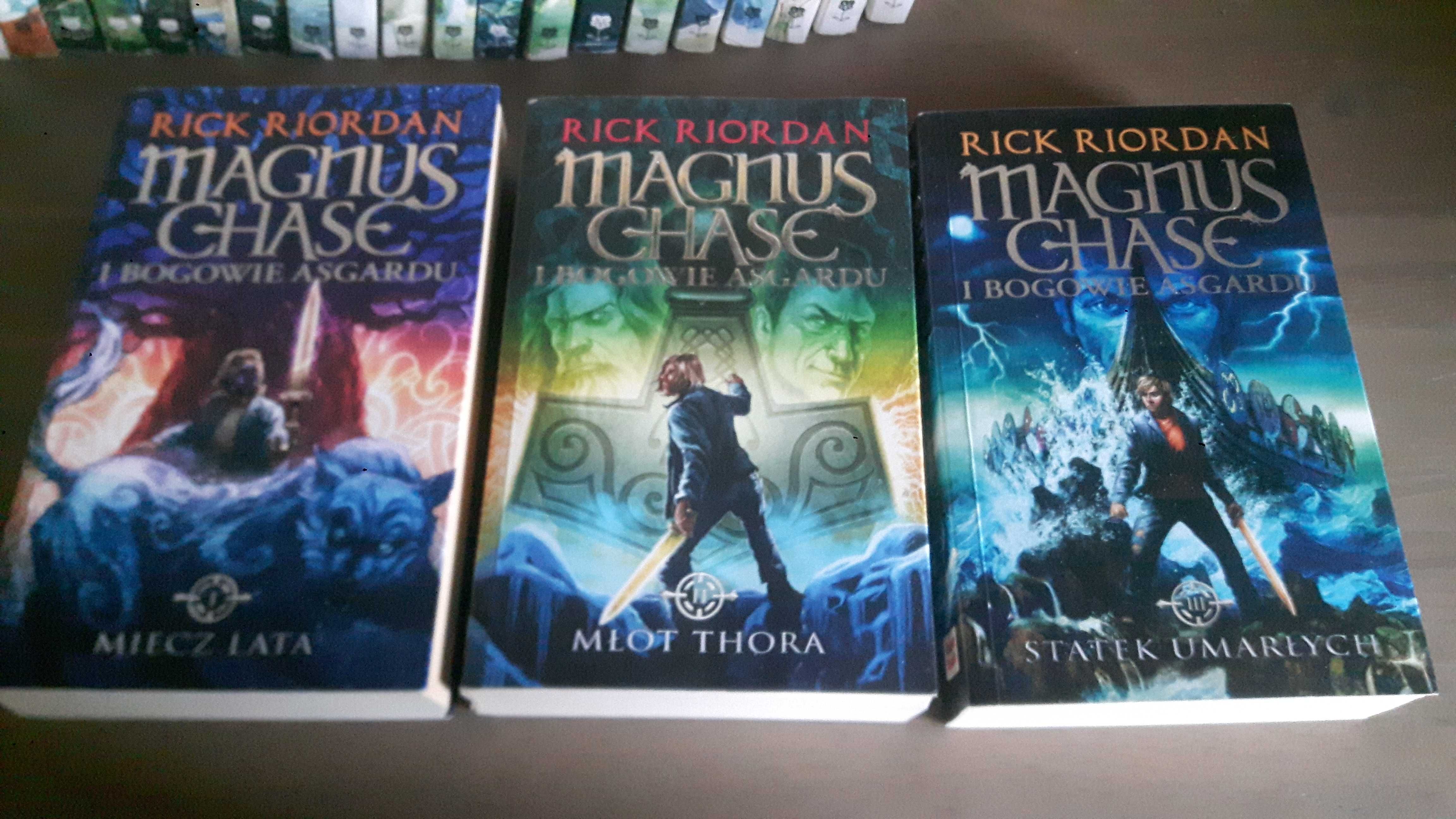 Rick Riordan Magnus Ghase tom 1-3 komplet