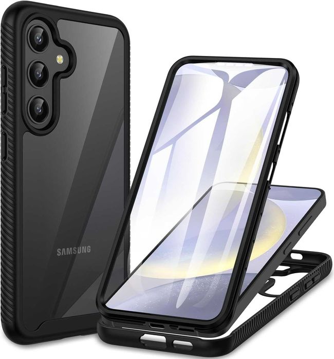 CENHUFO etui 360 do Samsung Galaxy S24 5G pancerne z folia na ekranie