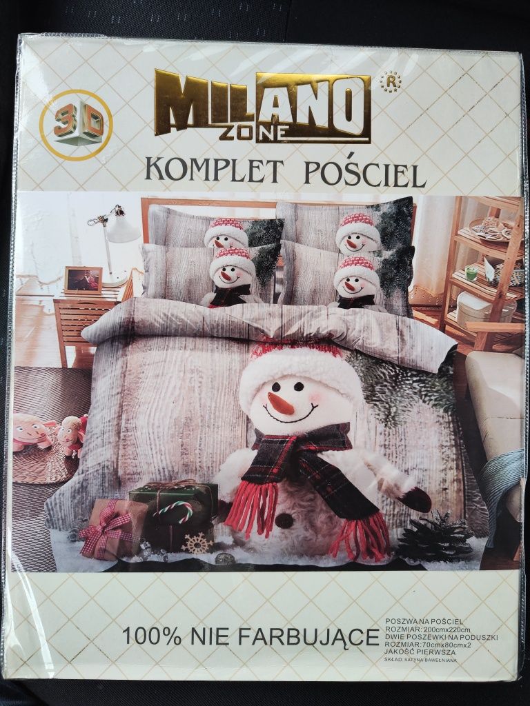 Komplet pościeli Milano satyna-bawelna 220x200