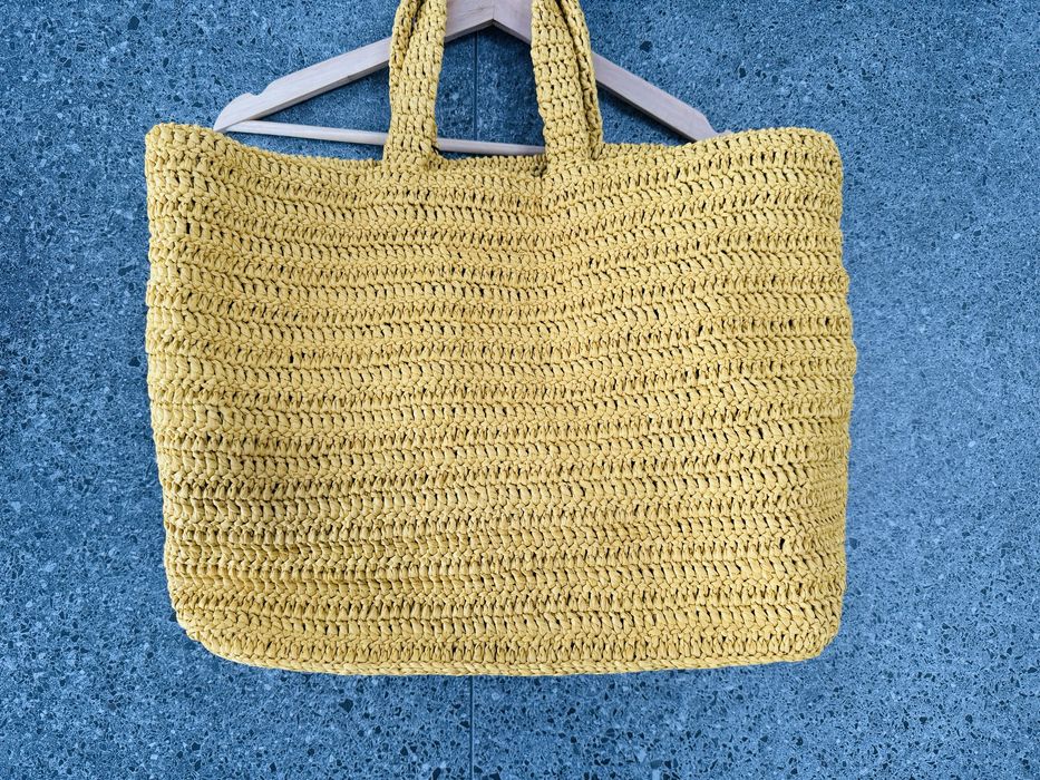 Saint laurent - raffia - piekna torba