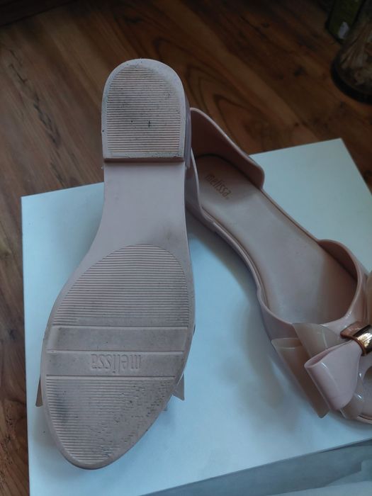 Buty , sandałki Melissa  pudrowo różowe  38