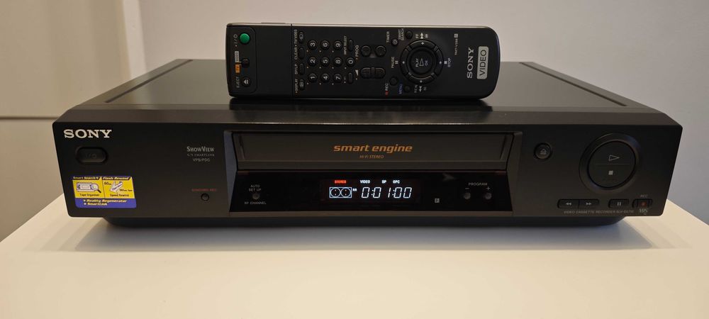 Magnetowid Sony SLV-SX717D HI-FI Stereo wraz z pilotem