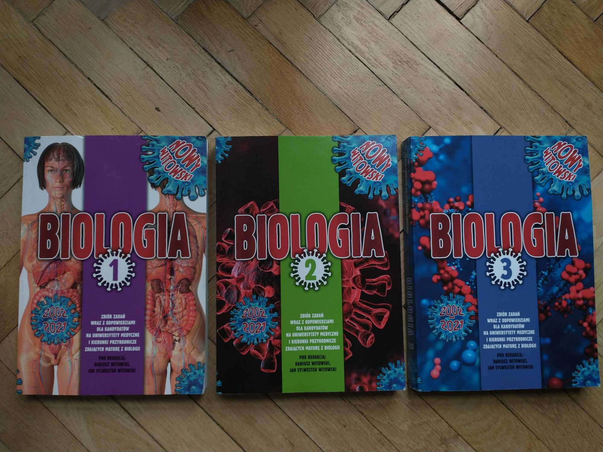 Biologia maturalny zbiór zadań Nowy Witowski (części 1, 2, 3)