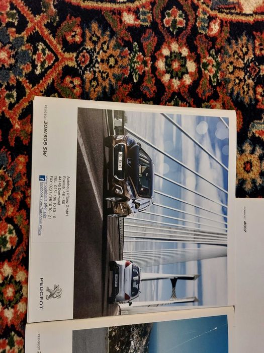 Peugeot prospekty ZESTAW prospekt