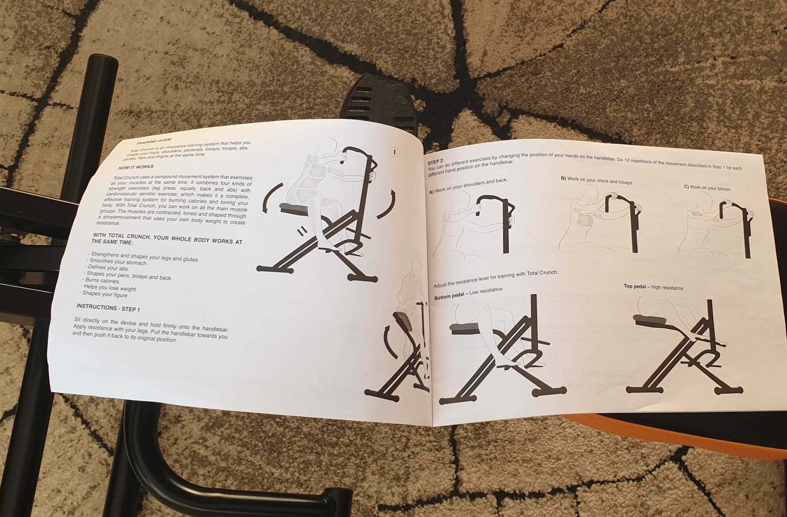 Urządzenie fitness Total Crunch body revolution system