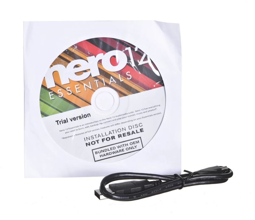 Nagrywarka DVD CD odtwarzacz Slim białe