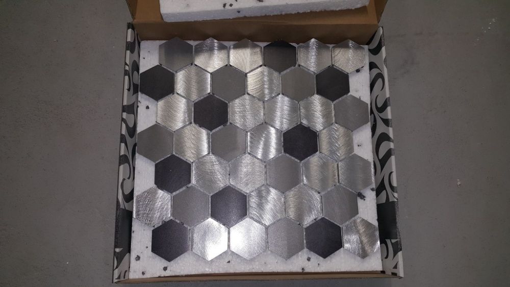 Mozaika Allumi Grey Hexagon MIX 48 28,7X29,9 /Dunin/ - 1 szt.