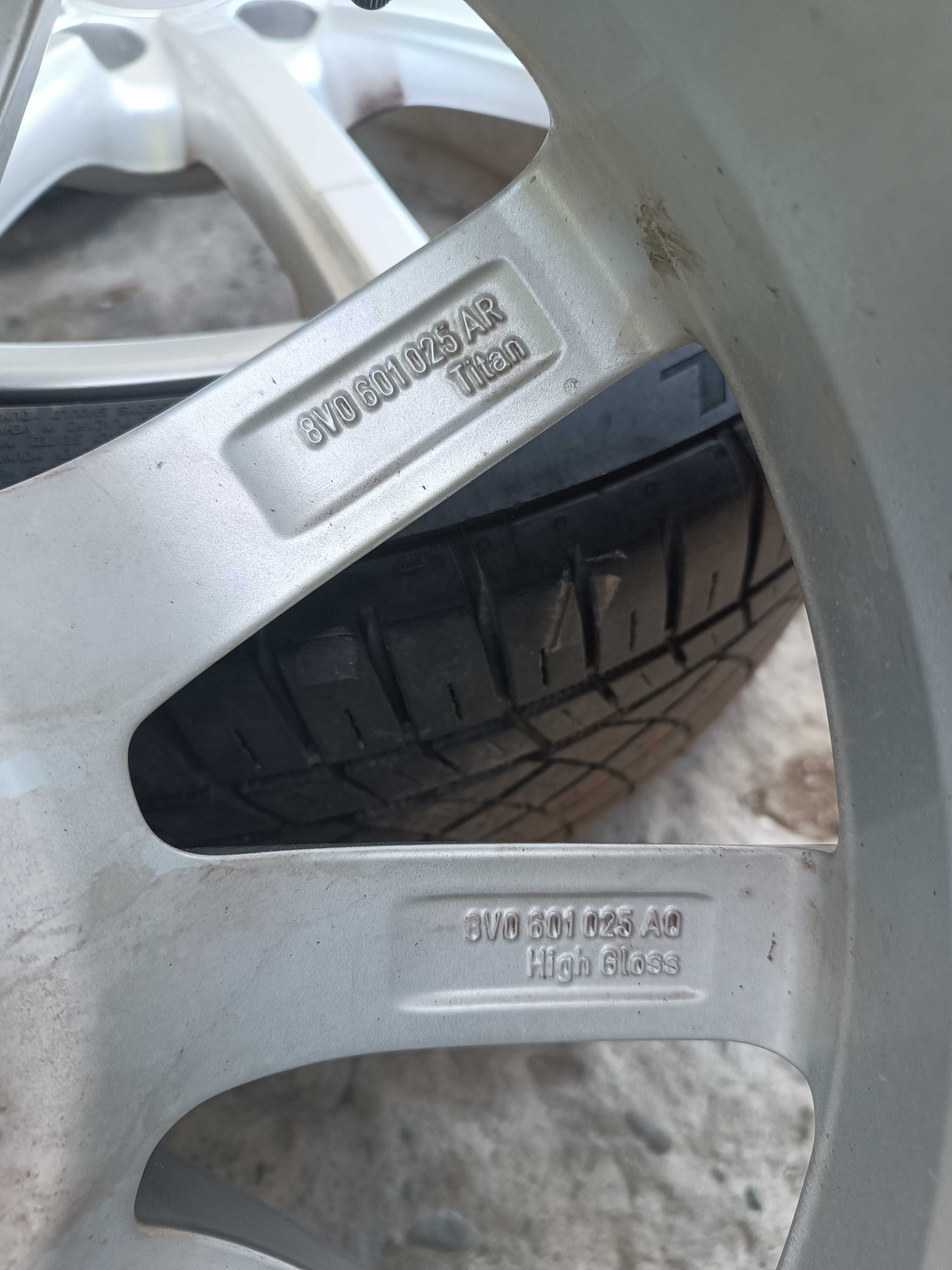 Koła felgi 18 audi 5x112 opony 225 40 r18 a3 8v Continental alufelgi