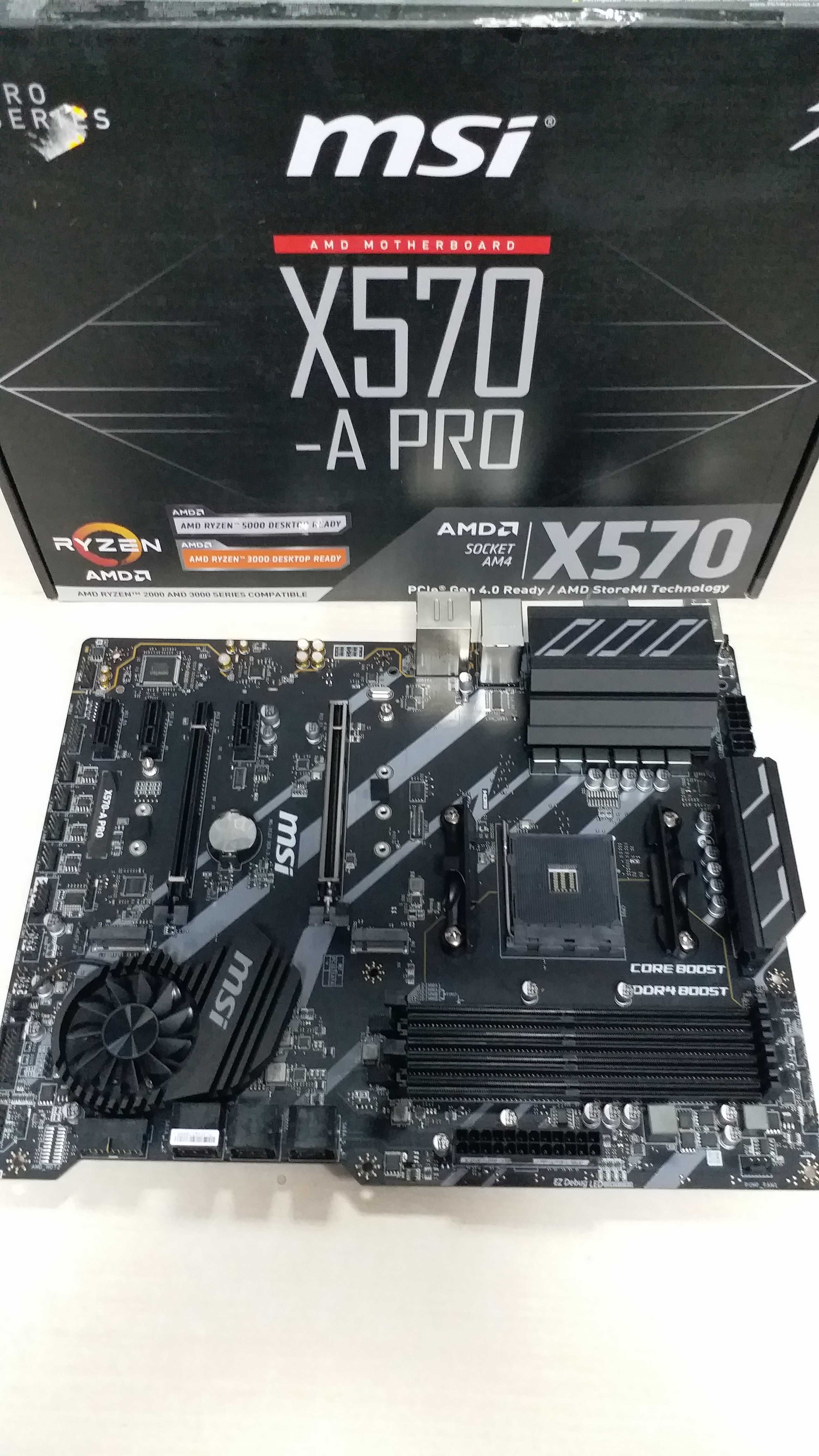 Топ плата MSI X570-A PRO сокет АМ4