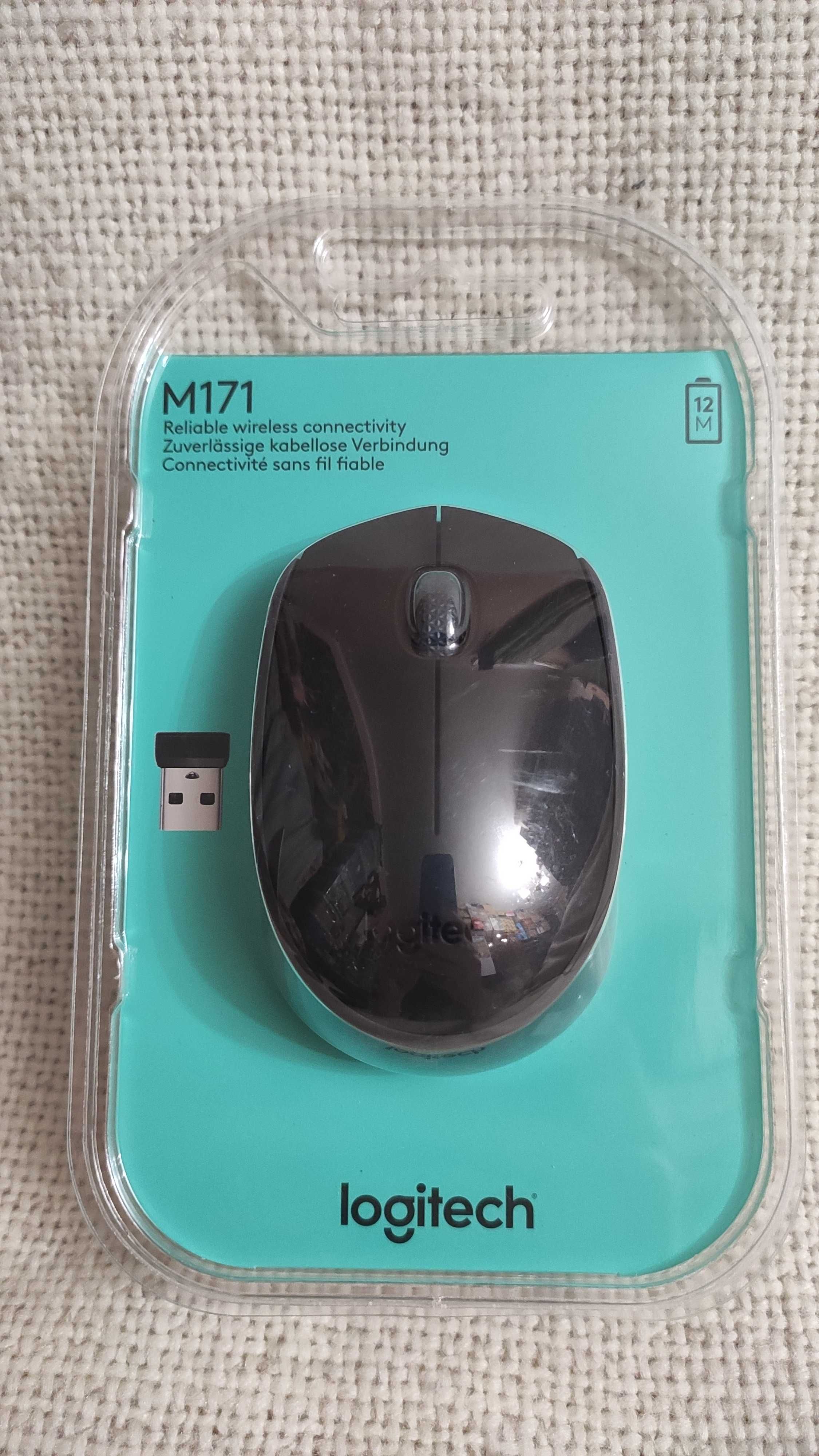 Мышь беспроводная Logitech M171 Wireless BlackGrey