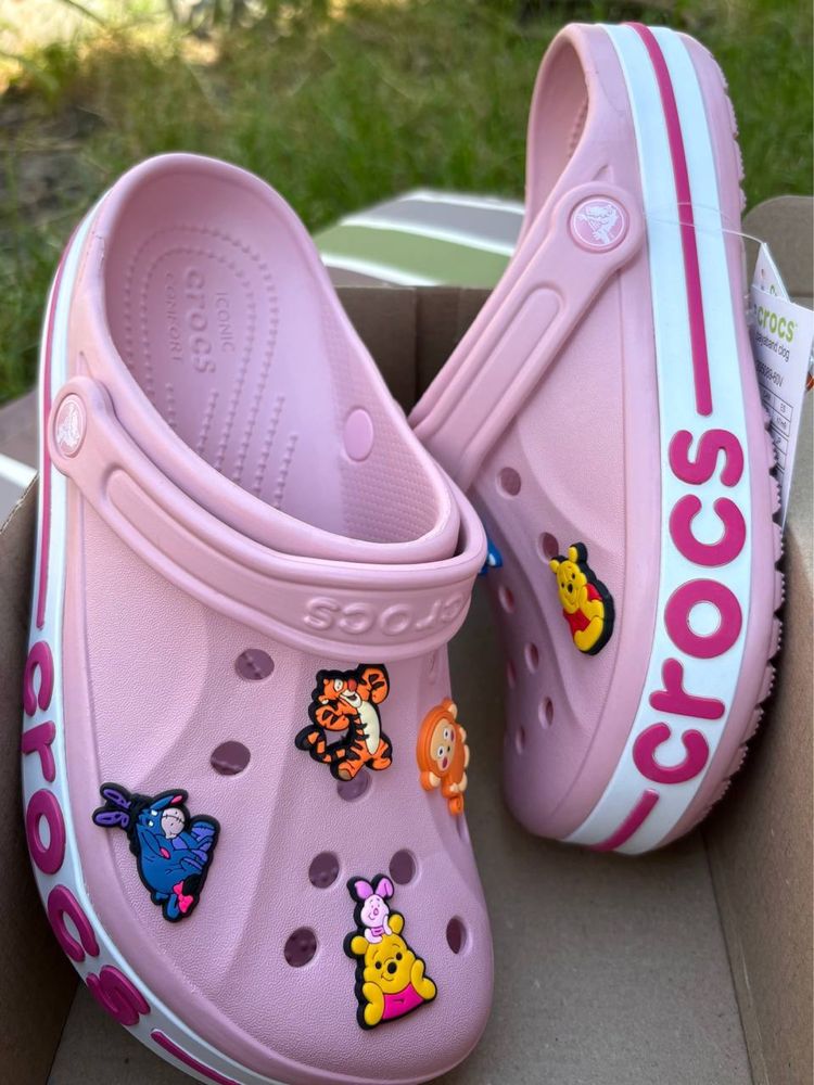 Крокси рожеві Crocs Bayaband 38, 39 розмір | Оригінал, нові. Топ