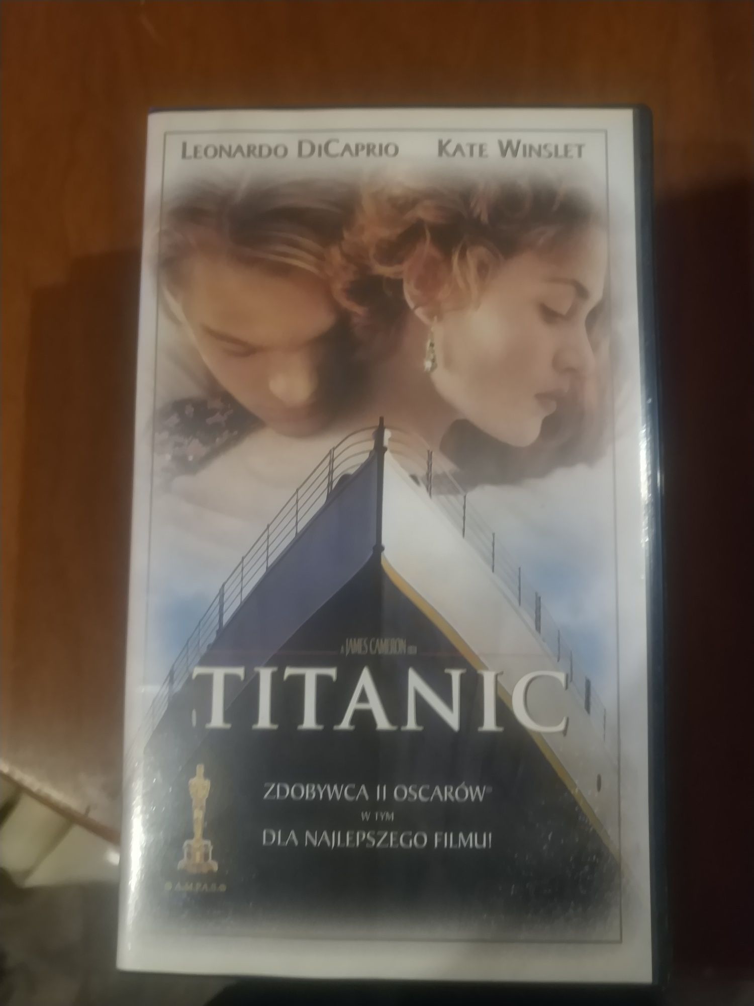 Kaseta VHS z filmem Titanic