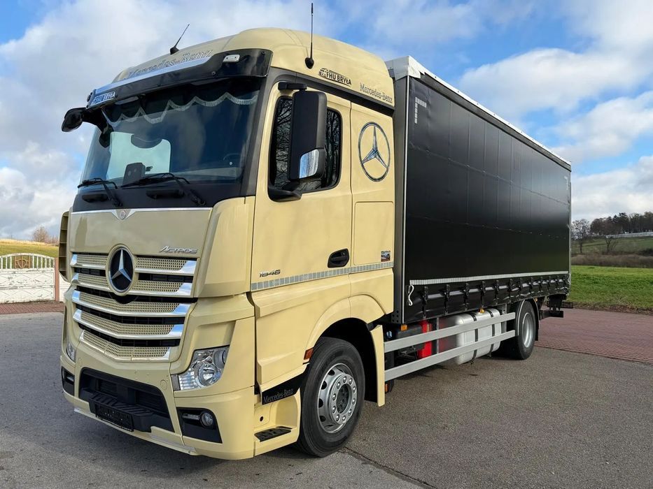 Mercedes-Benz ACTROS 1846 / FIRANKA / WINDA / 18 EUROPALET / AUTOMAT / Z NIEMIEC / 2019 / PRZEBIEG 370 TYŚ KM