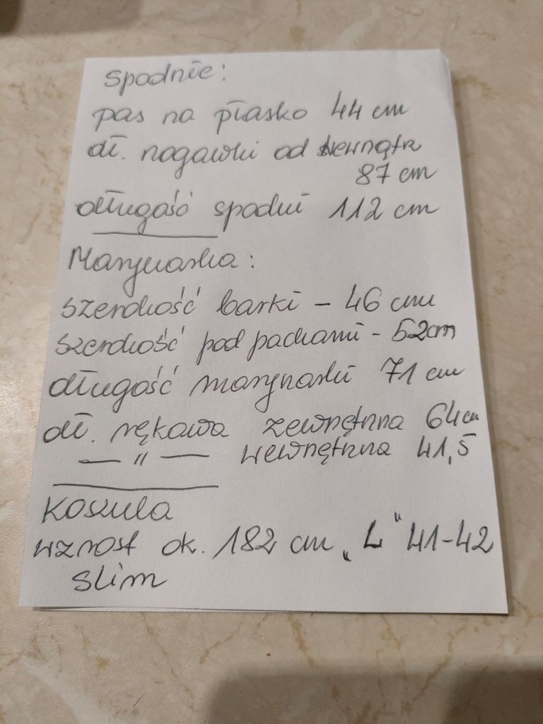 Garnitur młodzieżowy/męski rozm L /41-42