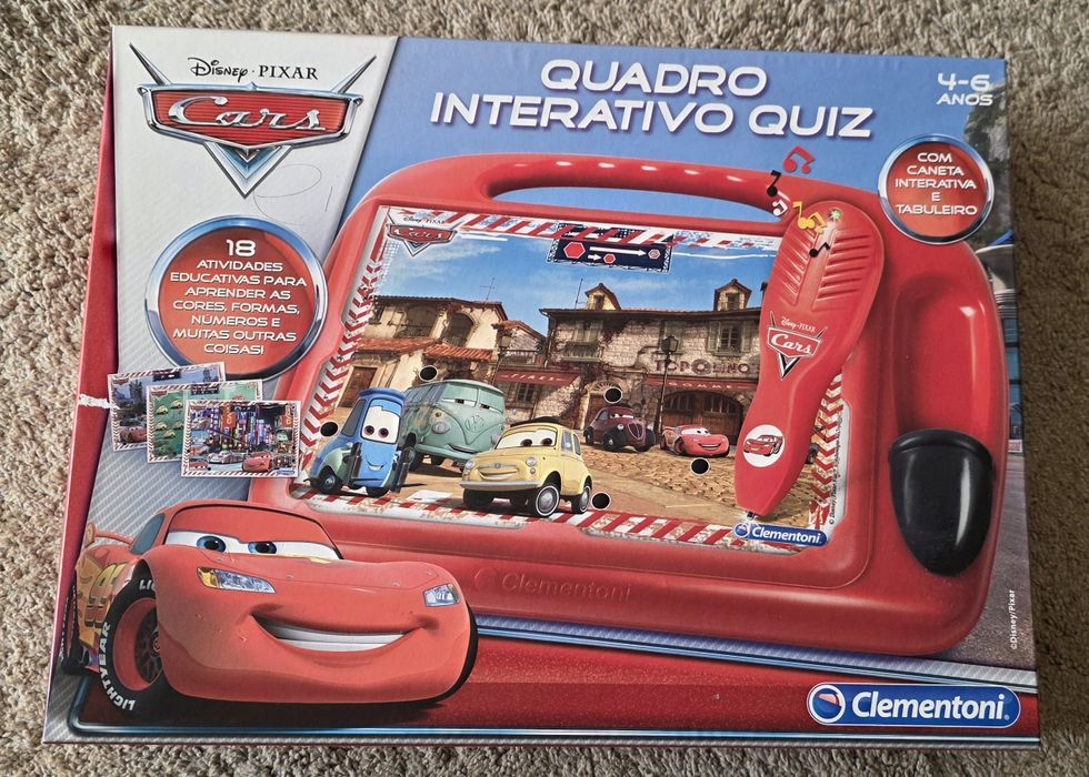 Jogo Quadro Interativo DISNEY CARS 4-6 Anos #NATAL