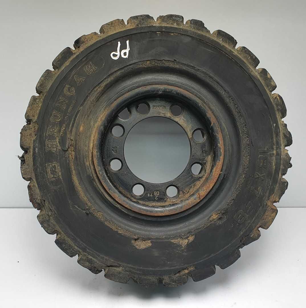 Opona Koło Pełne Wózek Widłowy Doosan B18T-5 18x7-8