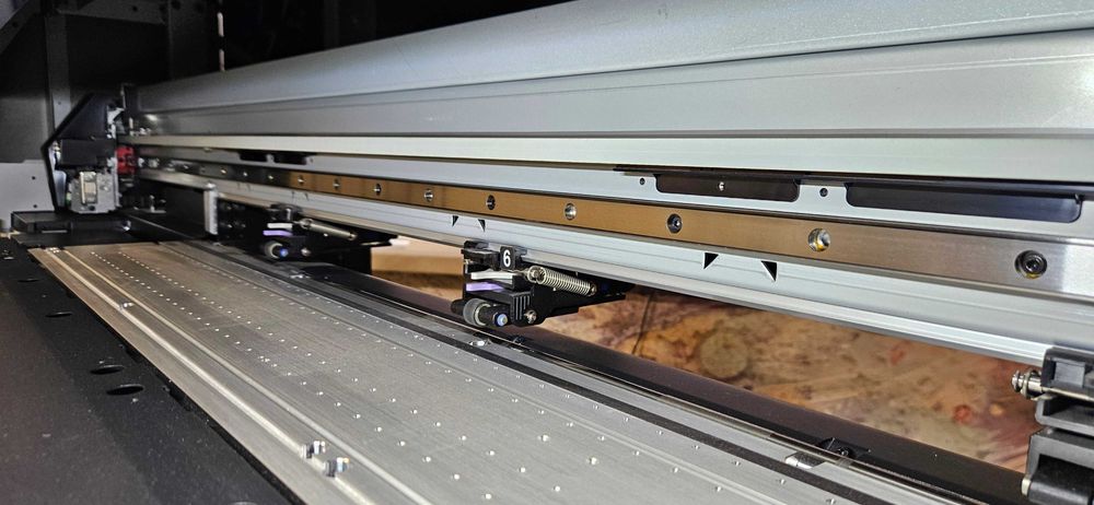 Ploter Mimaki CJV 300-160 druk/cięcie komplet nowych głowic gwar. 12 m