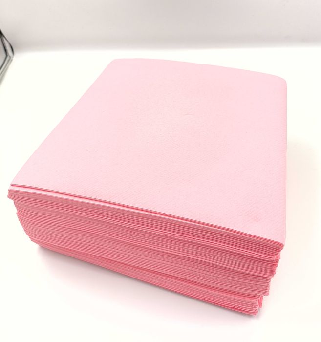 Serwetki stołowe 40x40 cm różowe 50 sztuk