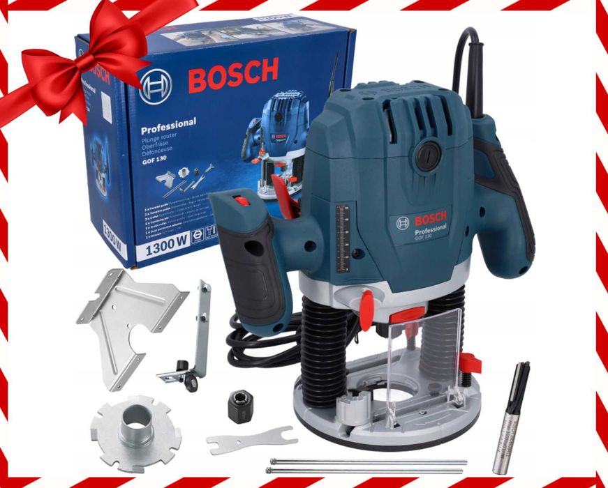 FREZARKA Górnowrzecionowa 1300W Bosch Wycinarka Zestaw XXL (OKAZJA)