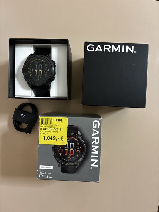 Garmin Fenix 8 47mm AMOLED | SAPPHIRE Premium Watch [010-02904-21]