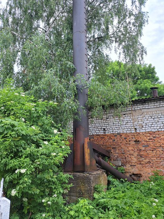 Труба димохода котельні, стальний димохід, труба для  котельні .