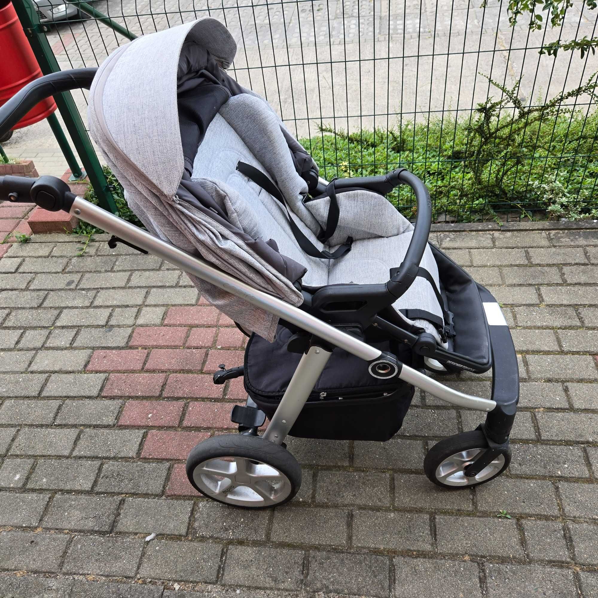 Wózek 2 w 1 Espiro next ,folia pw deszczowa, śpiwór na zime.
